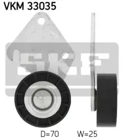 VKM 33035 SKF Паразитный / ведущий ролик, поликлиновой ремень VKM 33035 SKF Паразитный / ведущий ролик, поликлиновой ремень